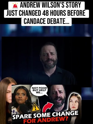 Andrew Wilson story change 48 hours before Candace Owens debate