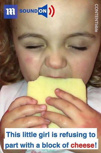 When cheese is life! 🤤 🧀 😂 via CONTENTbible | Daily Mail Video