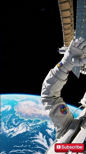 First Person POV Realistic Spacewalk Approaching a Space Station Over Earth🧑‍🚀🌎