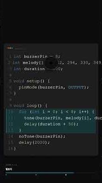 [Arduino] 아두이노의 노래! 수동 부저로 멜로디 연주하기