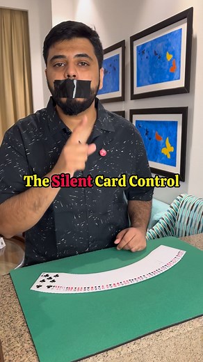 The Silent Card Control!!! Demonstrating a card control technique without speaking a word!!! Magic, magician, playing cards, sleight of hand, card trick, card control, illusion, illusionist, card magic, card cheating, viral, explore, trending #magic #playingcards #sleightofhand | Nirbhik Datta