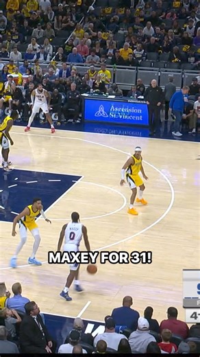 Maxey dances inside for 31 points! Sixers-Pacers | Live on NBA League Pass 📲 https://link.nba.com/PHIvIND-10-27 | NBA
