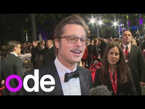 BRAD PITT INTERVIEW: Fury actor praises 'heroic' co-star Logan Lerman