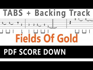 Fields Of Gold / Sting / Guitar Tab+BackingTrack