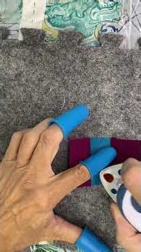 These make pressing small pieces So Much Easier!! #quilttools #quiltingtips #thermalthimbles