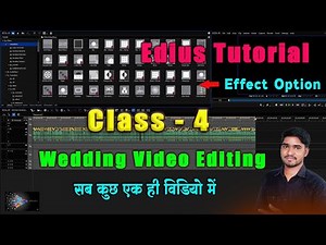 Edius Video Editing Master Class 04 For Wedding Editing | Edius me Mixing kaise kare | Part-3