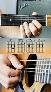 Cool guitar riff in D Major using a simple yet interesting sounding chord progression! #reels #guitar #chords #guitarchords #guitarriff | LaPain Music