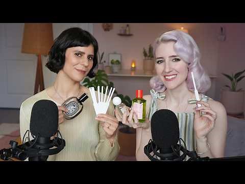 ASMR Perfume Collection Showcase 🌷 (relaxing bestie chat, bottle tapping, spraying)