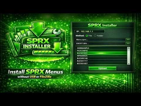 SPRX Installer - Install SPRX Menus Easily [Release]