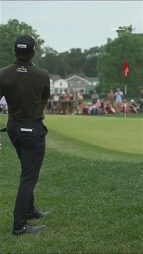 Cameron Young showing off some SERIOUS skills with this flop shot. #golf #pgatour