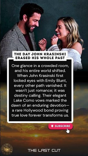 The Day John Krasinski Erased His Whole Past
