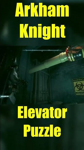 BATMAN Arkham Knight Elevator Puzzle #shorts