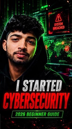 I Started Cybersecurity in 2026 🔥 Complete Beginner Roadmap (Step-by-Step)