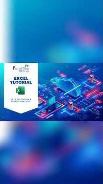 🌟 Data Validation & Dropdown Lists in Excel🌟