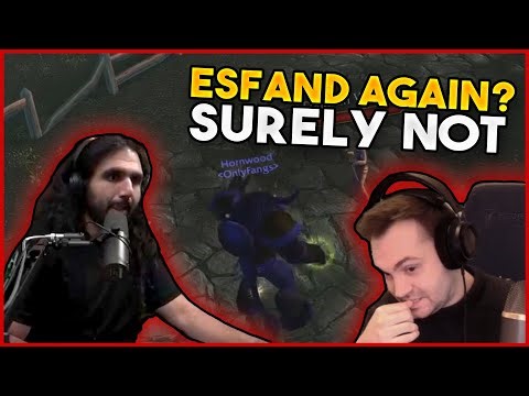 Esfand dies for the 7th time?! Hydra Hardcore Death Reacts