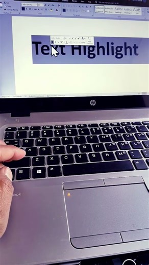 How to highlight text in ms word? Check to grab less timing trick #shortcutkeys #msword #msoffice