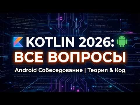 Kotlin собеседование: ВСЕ вопросы с ответами | Android разработчик 2026