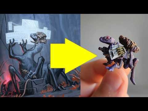 From Xenomorph to Scientist - Miniature Kitbashing