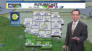 Gradually getting less windy tonight