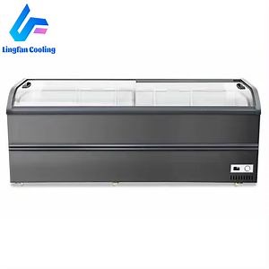 [Hot Item] Curved Glass Meat Chiller Meat Display Refrigerator Refrigeration Equipment for Butchery
