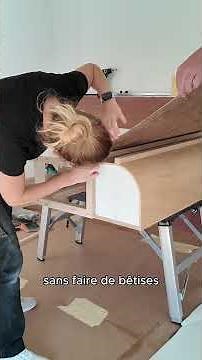 IKEA HACK to create a library bench