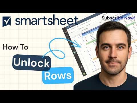 How To Unlock Rows in Smartsheet (Quick & Easy Guide) | Smartsheet Tutorial 2026