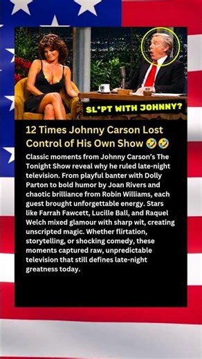 12 Times Johnny Carson Lost Control of His Own Show 🤣🤣 #shorts