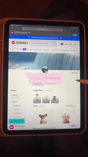 How I Sold My First Sticker on Redbubble