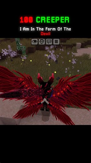 I AM IN THE FORM OF THE DEVIL 💀 #minecraft #minecraftshorts #devil
