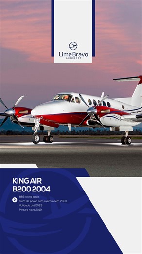 King Air B200 2004: Oportunidade Premium em Aviação