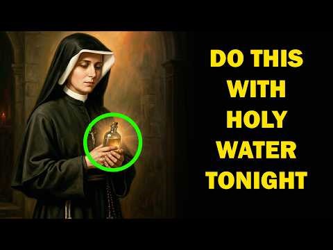 St. Faustina: Do THESE 3 Things With Holy Water to Protect Your Home