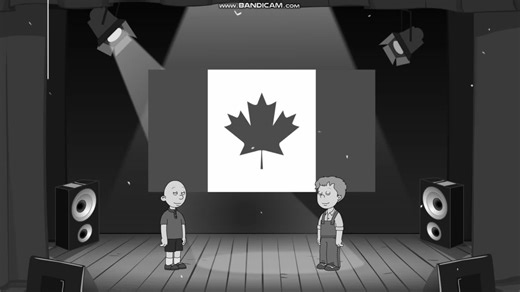 Caillou and Leo's Canada Day Gig #canadaday #goanimate #goanimatecaillou #beefandlambchickenandham