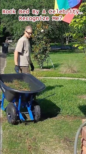 Rock Bed Installation That Actually Looks Clean #landscaping #satisfying #diy