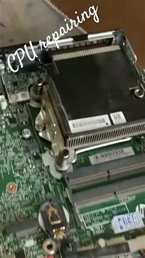 Hp CPU repairing mother board shorts#vidoe