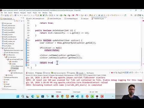 PUT JSON e aggiornamento utente (6/6) | Java Servlet