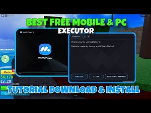 ROBLOX BEST PC FREE EXECUTOR DELTA (WORKING & NO LAG) BYPASSED BYFRON