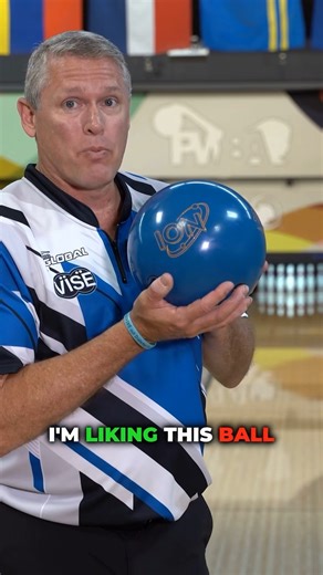 Ion Pro Solid is a great option for Medium-Dry lanes. Give you a nice angle into the pocket. 🔵 Get yours at your local Storm VIP Pro shop today! ⚡️ | Storm Bowling