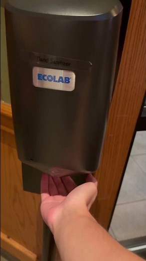 Ecolab automatic hand sanitizer dispenser #1