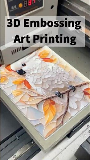 3D Embossed Printing Machine! UV Easily Achieve Relief Printing Making Your Product More Distinctive