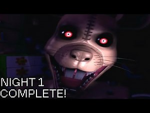 FNaC 3 - Night 1 Complete! (Gameplay)