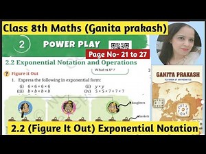 Class -8th Maths Ganita Prakash Chapter -2 | Power Play | 2.2 Exponential Notation And Operations