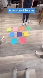🤩This is a version of Twister. It can be graded to be easier or harder!All you need is colored paper. I used painters tape to adhere the paper to the floor. This activity works on following directions, problem solving, visual scanning, balance, and attention. Thanks @sprinkleinlearning for the idea! #Schoolbasedoccupationaltherapy #coloringsheetsforkids #ot #cota #homeschoolingideas #pedsot #schoolbasedot #schoolbasedotresources #occupationaltherapyforkids #specialed #specialeducation #finemoto
