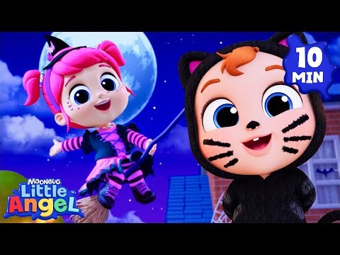 Jill The Witch 🧙 Little Angel | Halloween Cartoons & Nursery Rhymes