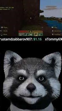 Chaos rage quits minecraft #shorts #rage #ragequit