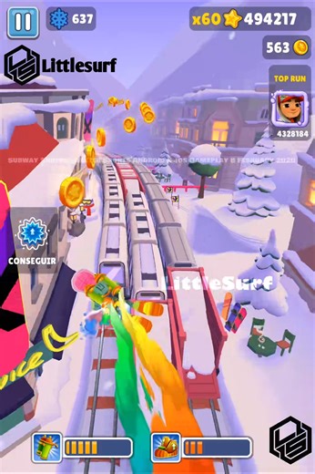 Subway Surfers Winter Sports Android & Ios Gameplay 8 February 2026 24 | Little surf