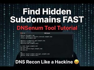 Dnsenum tool find hidden subdomains fast and dns records like a hacker