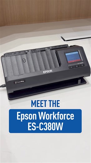 epsonmalaysia on Instagram: "Small on space. Big on performance. The Epson ES-C380W Scanner fits anywhere and works everywhere—perfect for modern workspaces. 📂✨ Learn more here: http://bit.ly/4btp7Xy #EpsonMY #EpsonMalaysia"