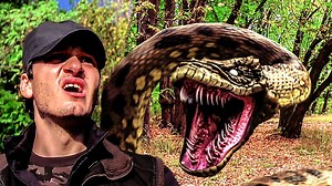This CGI snake looks great for 1982... Wait a minute | Boxoffice Movie Scenes