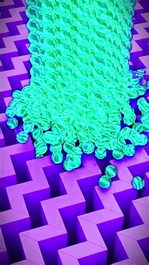 WARNING Into The Zig Zag Grid Marbles Drop