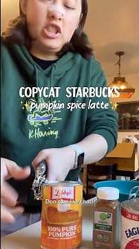 Copycat Starbucks pumpkin spice latte recipe